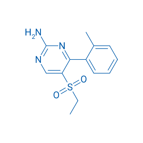 5-(Ethylsulfonyl)-4-(o-tolyl)pyrimidin-2-amine 1g