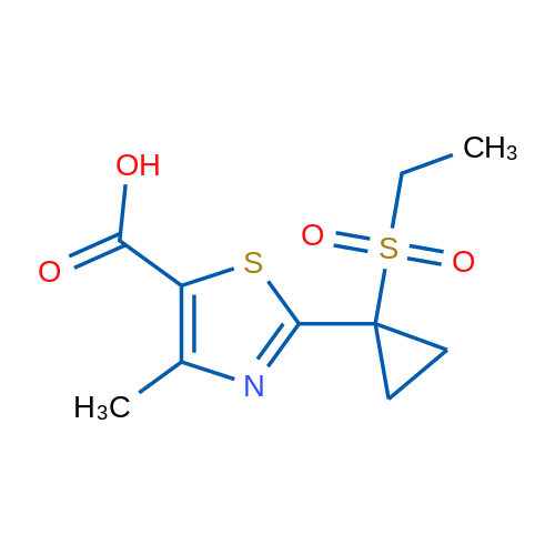 2-(1-(Ethylsulfonyl)cyclopropyl)-4-methylthiazole-5-carboxylic acid 1g