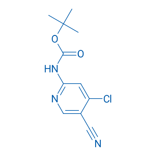 tert-Butyl (4-chloro-5-cyanopyridin-2-yl)carbamate 100mg