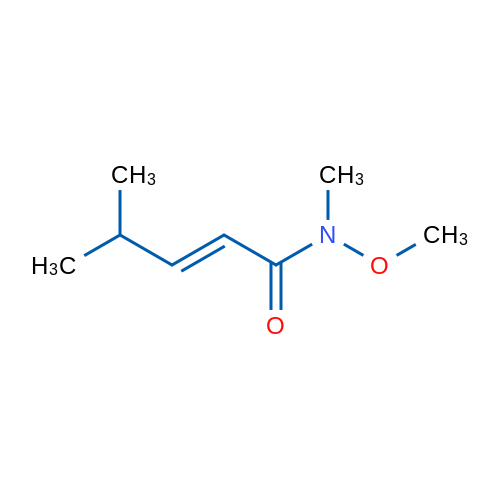 (E)-N-Methoxy-N,4-dimethylpent-2-enamide 1g