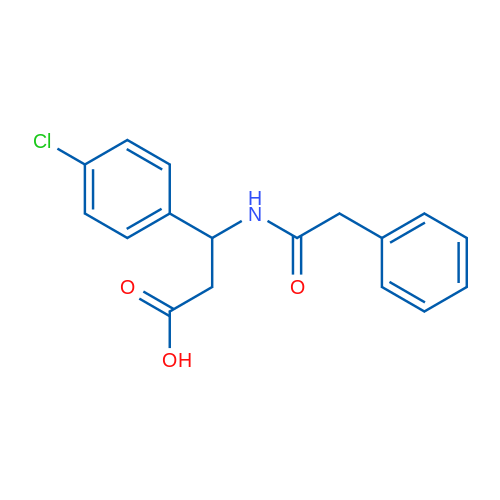 3-(4-Chlorophenyl)-3-(2-phenylacetamido)propanoic acid 1g
