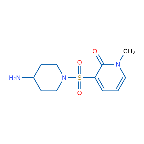 3-((4-Aminopiperidin-1-yl)sulfonyl)-1-methylpyridin-2(1H)-one 1g