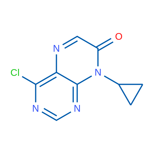 4-Chloro-8-cyclopropylpteridin-7(8H)-one 1g