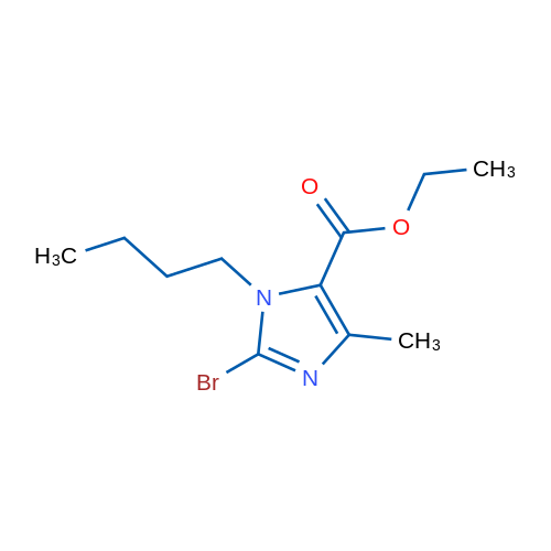 Ethyl 2-bromo-1-butyl-4-methyl-1H-imidazole-5-carboxylate 1g