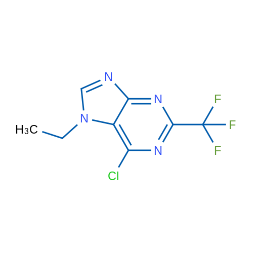 6-Chloro-7-ethyl-2-(trifluoromethyl)-7H-purine 1g