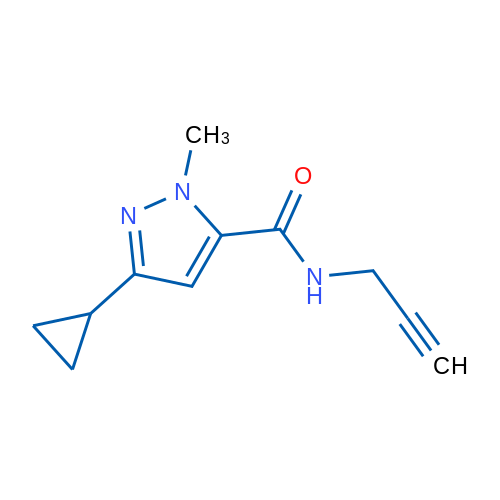 3-Cyclopropyl-1-methyl-N-(prop-2-yn-1-yl)-1H-pyrazole-5-carboxamide 1g