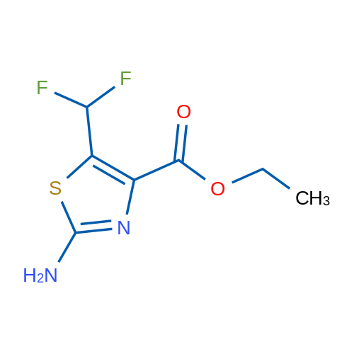 Ethyl 2-amino-5-(difluoromethyl)thiazole-4-carboxylate 1g