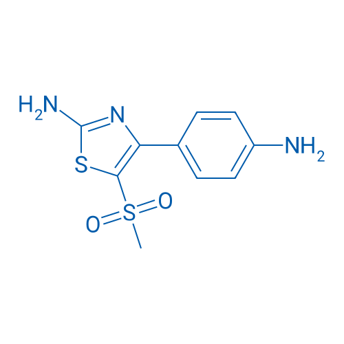 4-(4-Aminophenyl)-5-(methylsulfonyl)thiazol-2-amine 1g