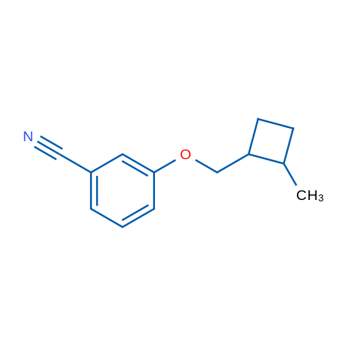 3-((2-Methylcyclobutyl)methoxy)benzonitrile 1g