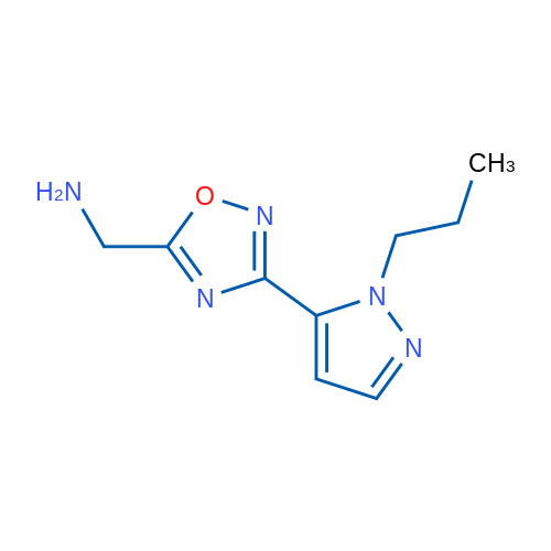 (3-(1-Propyl-1H-pyrazol-5-yl)-1,2,4-oxadiazol-5-yl)methanamine 1g