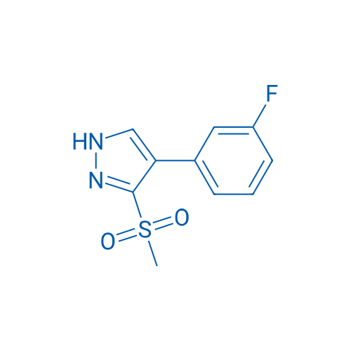 4-(3-Fluorophenyl)-3-(methylsulfonyl)-1H-pyrazole 1g