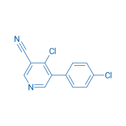 4-Chloro-5-(4-chlorophenyl)nicotinonitrile 1g