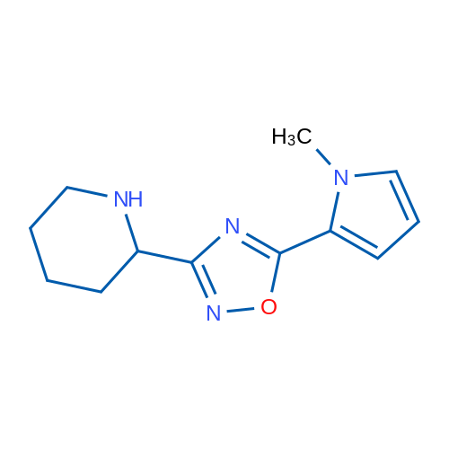 5-(1-Methyl-1H-pyrrol-2-yl)-3-(piperidin-2-yl)-1,2,4-oxadiazole 1g