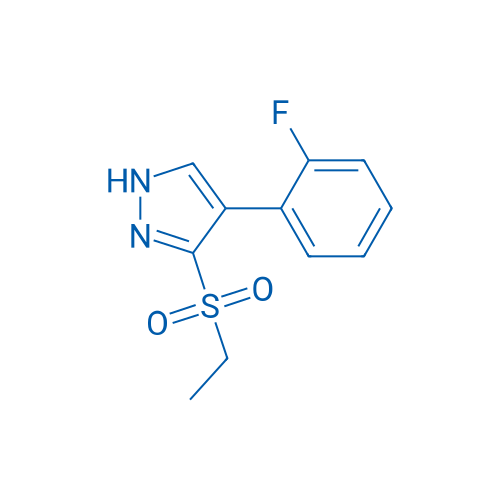 3-(Ethylsulfonyl)-4-(2-fluorophenyl)-1H-pyrazole 1g