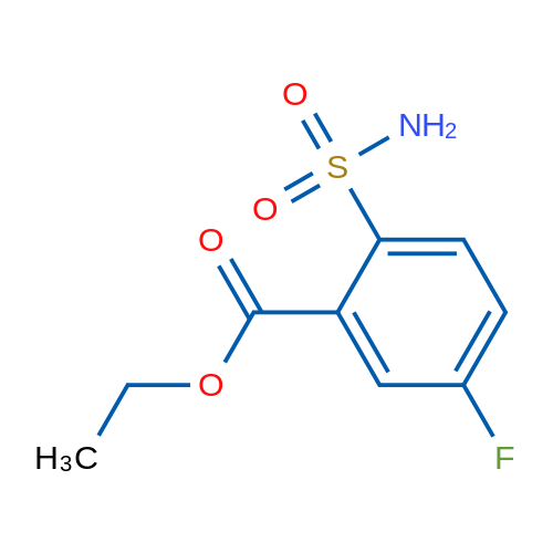 Ethyl 5-fluoro-2-sulfamoylbenzoate 1g