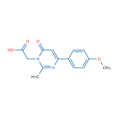 2-(4-(4-Methoxyphenyl)-2-methyl-6-oxopyrimidin-1(6H)-yl)acetic acid 1g
