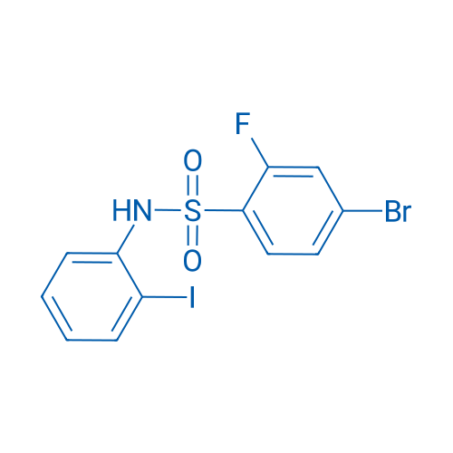 4-Bromo-2-fluoro-N-(2-iodophenyl)-benzenesulfonamide 1g