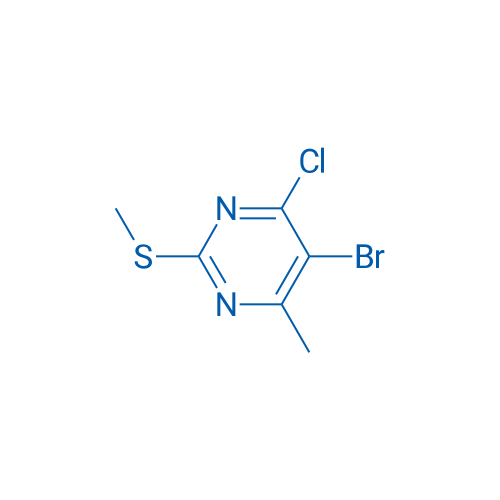 5-Bromo-4-chloro-6-methyl-2-(methylthio)pyrimidine 250mg