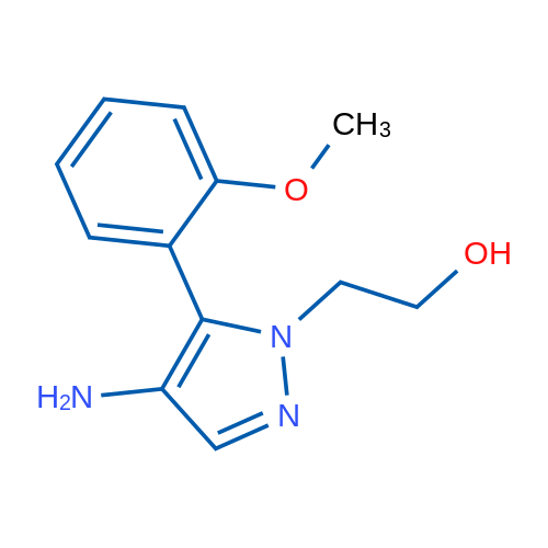 2-(4-Amino-5-(2-methoxyphenyl)-1H-pyrazol-1-yl)ethanol 1g