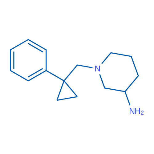 1-((1-Phenylcyclopropyl)methyl)piperidin-3-amine 1g