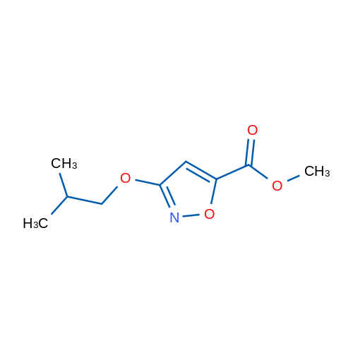 Methyl 3-isobutoxyisoxazole-5-carboxylate 1g