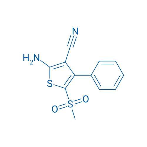 2-Amino-5-(methylsulfonyl)-4-phenylthiophene-3-carbonitrile 1g