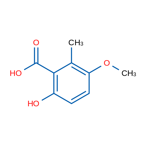 6-Hydroxy-3-methoxy-2-methylbenzoic acid 1g