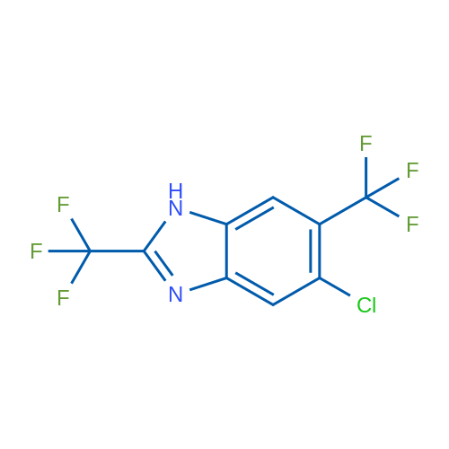 5-Chloro-2,6-bis(trifluoromethyl)-1H-1,3-benzodiazole 1g