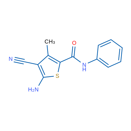 5-Amino-4-cyano-3-methyl-N-phenylthiophene-2-carboxamide 1g