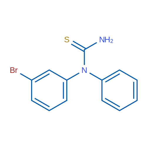 N-(3-Bromophenyl)-N-phenyl-Thiourea 1g
