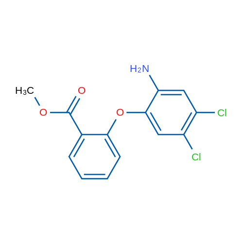 Methyl 2-(2-amino-4,5-dichlorophenoxy)benzoate 1g