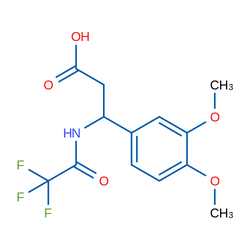 3-(3,4-Dimethoxyphenyl)-3-(2,2,2-trifluoroacetamido)propanoic acid 1g