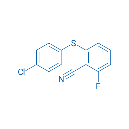 2-((4-Chlorophenyl)thio)-6-fluorobenzonitrile 25g