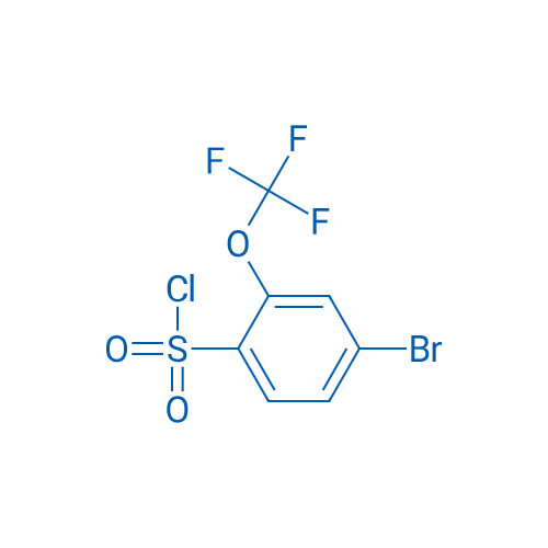 4-Bromo-2-(trifluoromethoxy)benzene-1-sulfonyl chloride 5g