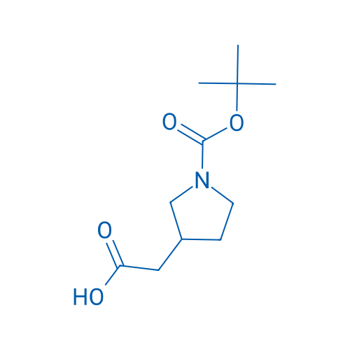 1-Boc-3-Pyrrolidineacetic acid 250mg