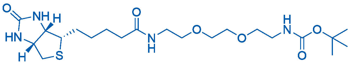 Biotin-PEG2-NH-Boc 100mg