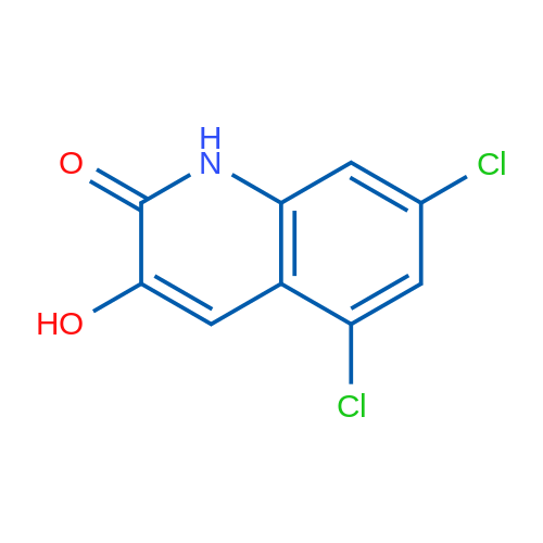 5,7-Dichloro-3-hydroxyquinolin-2(1H)-one 1g
