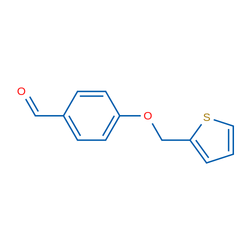 4-(Thiophen-2-ylmethoxy)benzaldehyde 1g