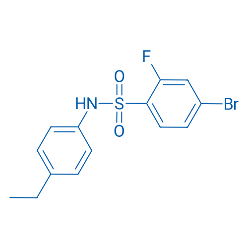 4-Bromo-N-(4-ethylphenyl)-2-fluoro-benzenesulfonamide 1g