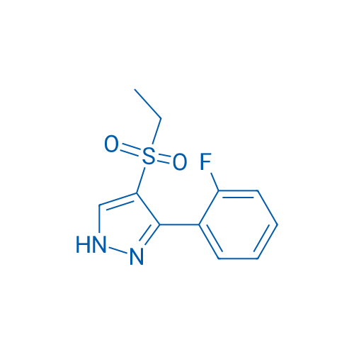 4-(Ethylsulfonyl)-3-(2-fluorophenyl)-1H-pyrazole 1g
