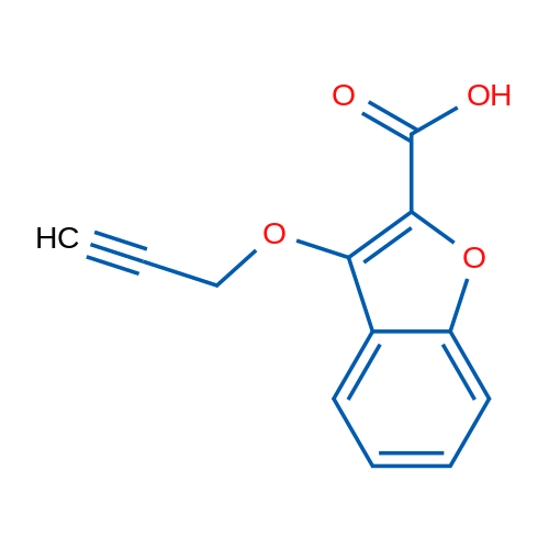 3-(Prop-2-yn-1-yloxy)benzofuran-2-carboxylic acid 1g