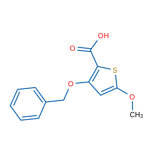 3-(Benzyloxy)-5-methoxythiophene-2-carboxylic acid 1g
