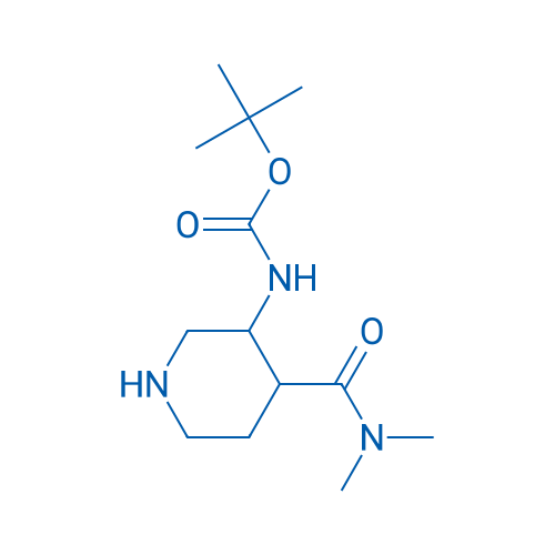 tert-Butyl (4-(dimethylcarbamoyl)piperidin-3-yl)carbamate 1g