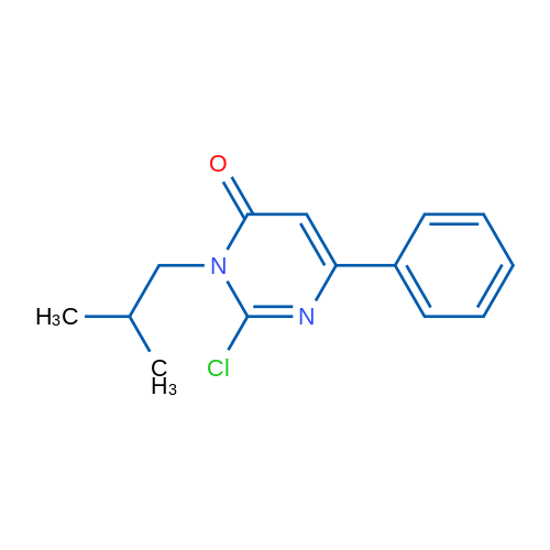 2-Chloro-3-isobutyl-6-phenylpyrimidin-4(3H)-one 1g