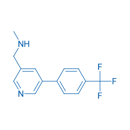 N-Methyl-1-(5-(4-(trifluoromethyl)phenyl)pyridin-3-yl)methanamine 1g