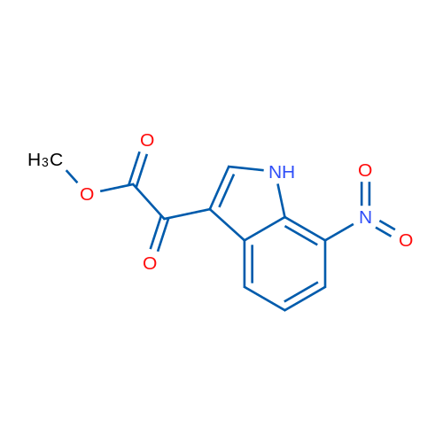 Methyl 2-(7-nitro-1H-indol-3-yl)-2-oxoacetate 250mg