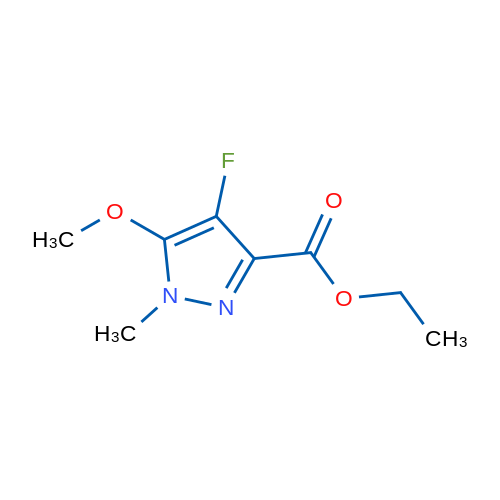 Ethyl 4-fluoro-5-methoxy-1-methyl-1H-pyrazole-3-carboxylate 1g