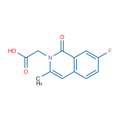 2-(7-Fluoro-3-methyl-1-oxoisoquinolin-2(1H)-yl)acetic acid 1g