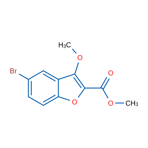 Methyl 5-bromo-3-methoxybenzofuran-2-carboxylate 1g