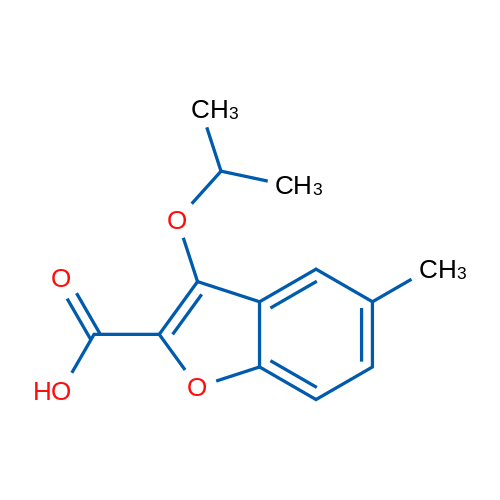 3-Isopropoxy-5-methylbenzofuran-2-carboxylic acid 1g